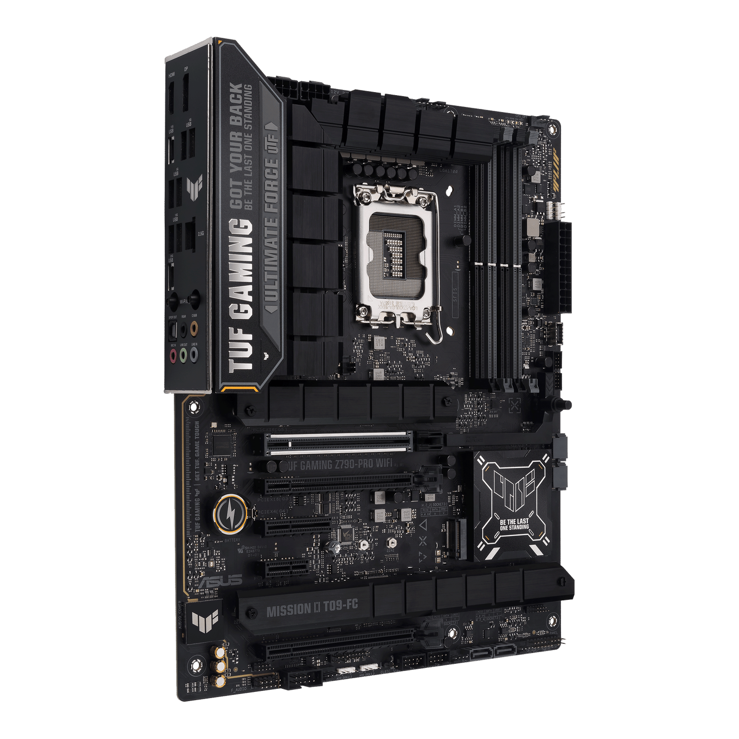 ASUS TUF Gaming Z790-PRO WiFi 6E LGA 1700(Intel 14th,13th&12th Gen) DDR5 ATX Gaming Motherboard(PCIe Gen 5 x 16 SafeSlot with Q-Release,Front Panel USB 20Gbps Type-C® with PD,Thunderbolt™ 4 header