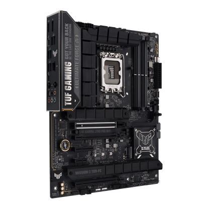 ASUS TUF Gaming Z790-PRO WiFi 6E LGA 1700(Intel 14th,13th&12th Gen) DDR5 ATX Gaming Motherboard(PCIe Gen 5 x 16 SafeSlot with Q-Release,Front Panel USB 20Gbps Type-C® with PD,Thunderbolt™ 4 header