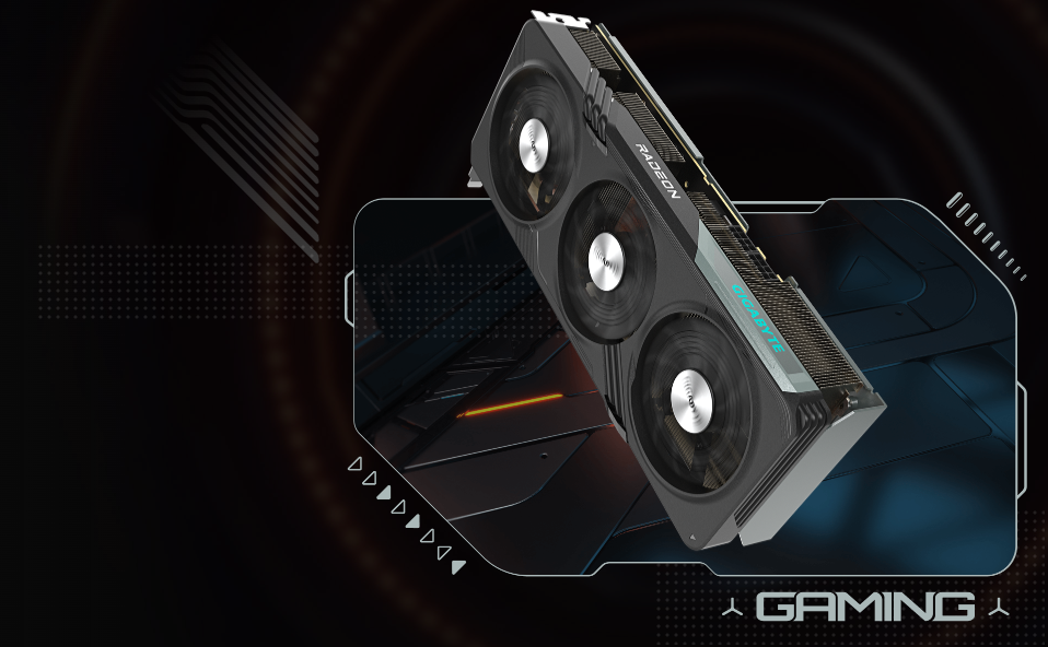 GIGABYTE AMD Radeon™ RX 7600 XT GAMING OC 16GB GDDR6, PCI-E 4.0, ATX Graphics Card