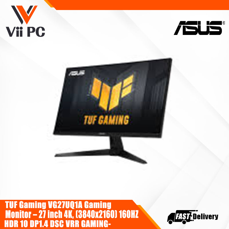 TUF Gaming VG27UQ1A Gaming Monitor – 27 inch 4K, HDR, 160Hz, ELMB Sync, 1ms response time, 95% DCI-P3 GAMING MONITOR