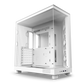 NZXT H6 FLOW/H6 FLOW RGB Dual-Chamber Mid-Tower Airflow Case /w RGB Fans Case - MATTE BLACK/MATTE WHITE CASING