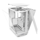NZXT H6 FLOW/H6 FLOW RGB Dual-Chamber Mid-Tower Airflow Case /w RGB Fans Case - MATTE BLACK/MATTE WHITE CASING