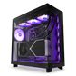 NZXT H6 FLOW/H6 FLOW RGB Dual-Chamber Mid-Tower Airflow Case /w RGB Fans Case - MATTE BLACK/MATTE WHITE CASING