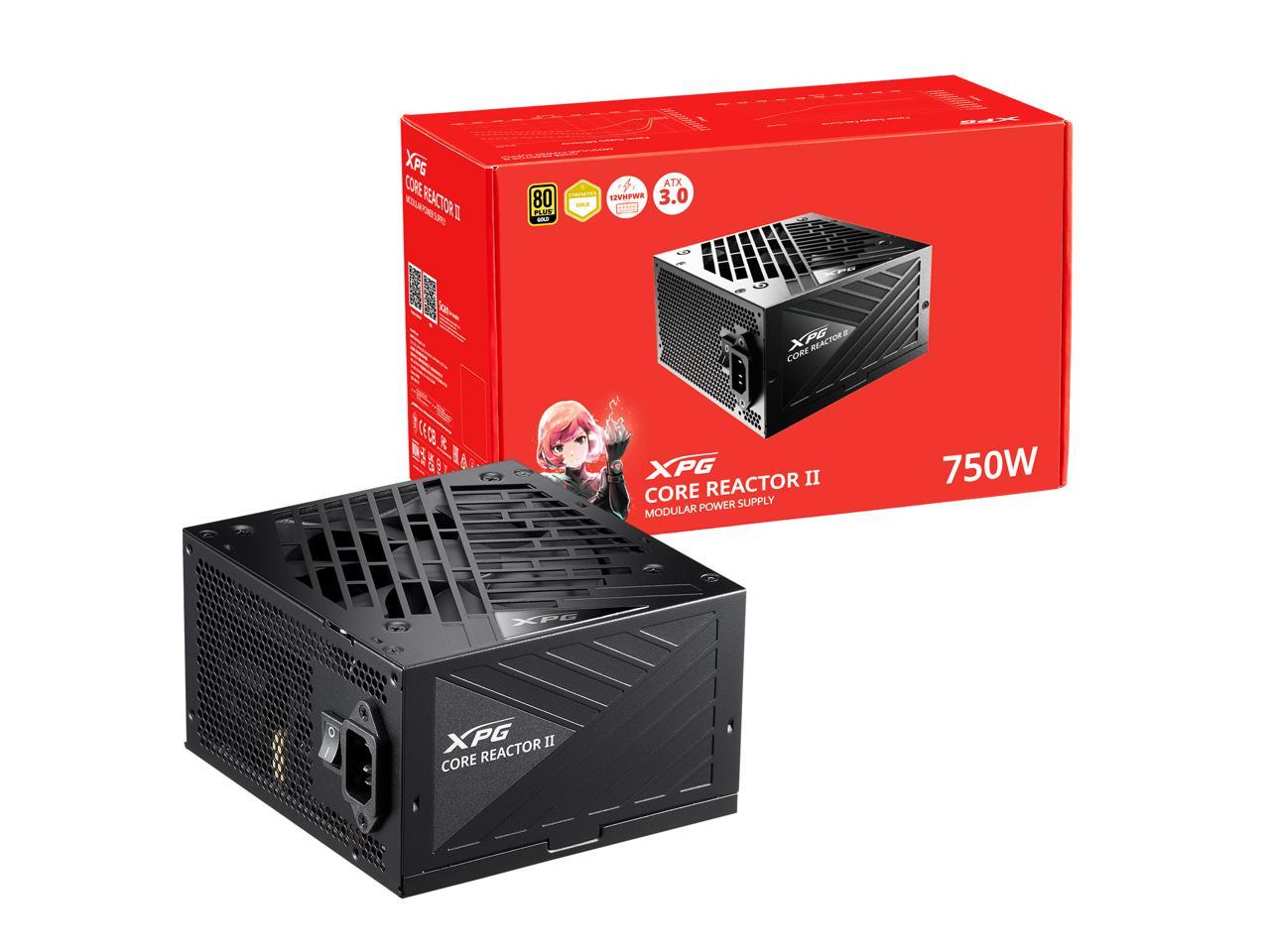 XPG CORE REACTOR II VE Modular Power Supply (750W/850W) - Intel’s latest ATX 3.1 design, 80 Plus® Gold