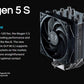Scythe Mugen 5 S Edition Tower Cooler with 6*6cm Heatpipe CPU Air Cooler, 120mm Single Tower, AMD AM5/AM4/Ryzen, Intel LGA 1700/1200/1151