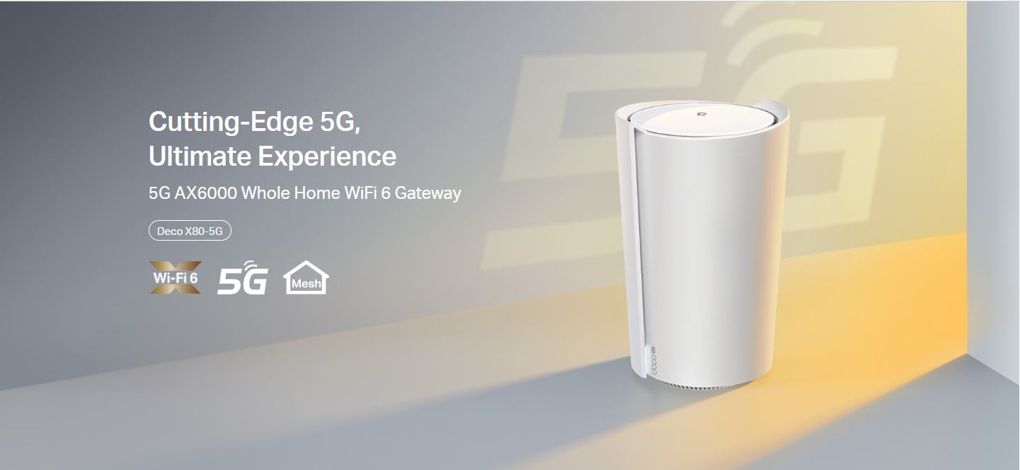 TP-LINK DECO X80-5G Whole Home Wi-Fi 6 AX6000 Gateway