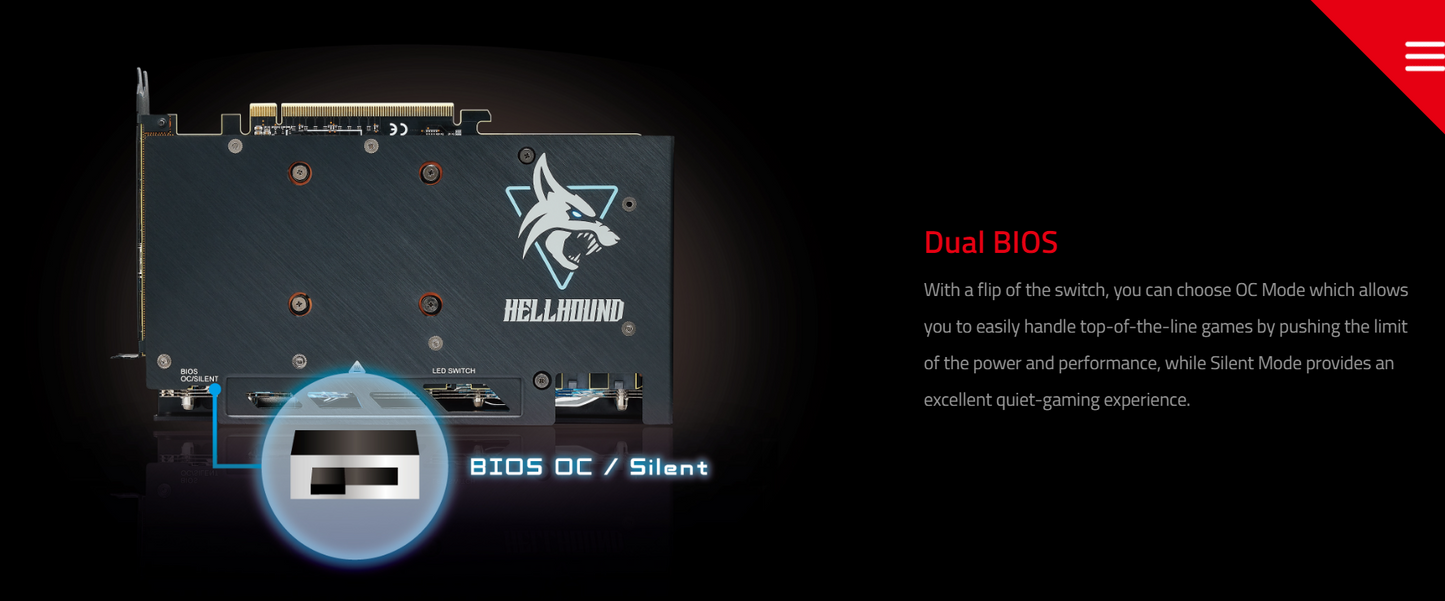 POWERCOLOR Hellhound AMD Radeon™ RX 7600 XT 16GB GDDR6, PCIE 4.0 x8 Graphics Cards