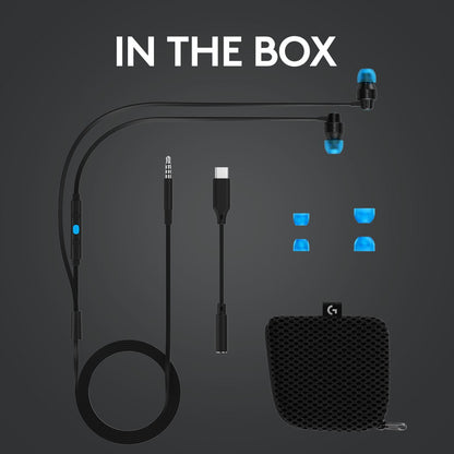LOGITECH G333 Gaming Earphones with Mic and Dual Drivers