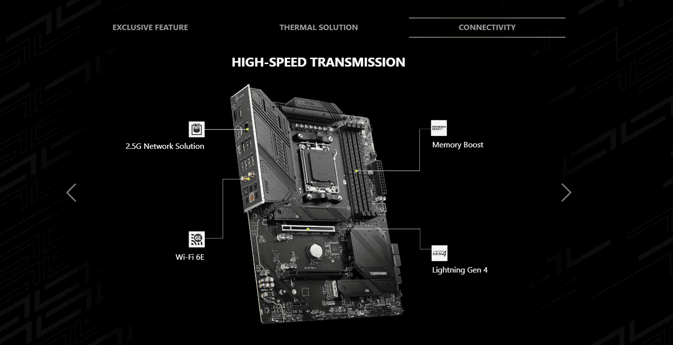 MSI MAG B650 TOMAHAWK WIFI AM5 ATX Motherboard + AMD Ryzen 7 7800X3D (AM5) Processor BUNDLE
