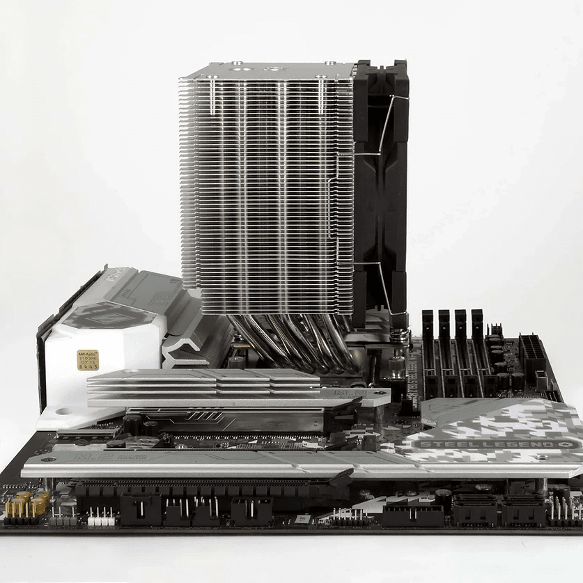 SCYTHE MUGEN 6 / MUGEN 6 Dual Fan Black Edition CPU Cooler, Intel: LGA1700/LGA1151, AMD: AM5/AM4 Support, Single Tower, Aluminum Top Cover