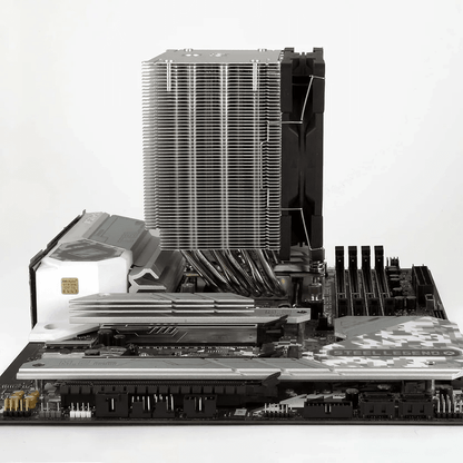 SCYTHE MUGEN 6 / MUGEN 6 Dual Fan Black Edition CPU Cooler, Intel: LGA1700/LGA1151, AMD: AM5/AM4 Support, Single Tower, Aluminum Top Cover