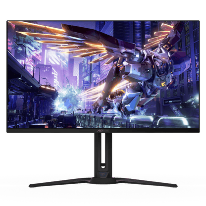 GIGABYTE AORUS FO32U2P 31.5" OLED/3840x2160(UHD)/240Hz/0.03ms(GTG)/99%DCI-P3/HDRTrueBlack400/ClearMR13000/Flicker-Free/△E< 2/KVM/HDMI2.1/DP2.1(IN)/DP1.4(OUT)  OLED GAMING MONITOR