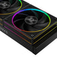 ID Cooling SL240 Space Series LCD AIO Liquid CPU Cooler Black/White