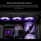 Lian Li Galahad II LCD AIO 360 ARGB CPU Liquid Cooler Black/White - 5 yrs Wty (2yrs for Fan)