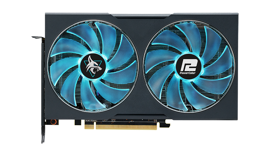 POWERCOLOR Hellhound AMD Radeon™ RX 7600 XT 16GB GDDR6, PCIE 4.0 x8 Graphics Cards