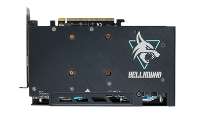 POWERCOLOR Hellhound AMD Radeon™ RX 7600 XT 16GB GDDR6, PCIE 4.0 x8 Graphics Cards