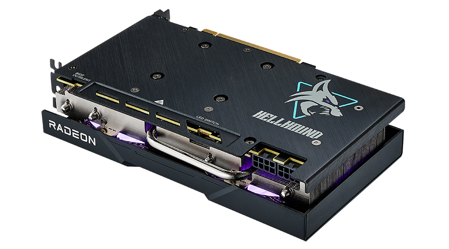 POWERCOLOR Hellhound AMD Radeon™ RX 7600 XT 16GB GDDR6, PCIE 4.0 x8 Graphics Cards