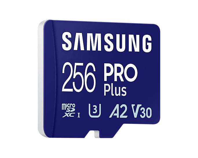 SAMSUNG PRO PLUS microSDXC Memory Card with Adapter 128GB/256GB/512GB Card up to 180MB/s Read, compatible to UHS-I