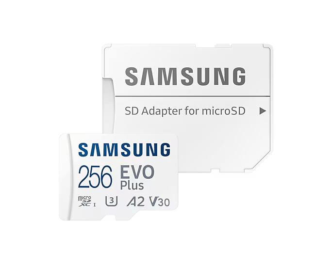 SAMSUNG EVO PLUS microSDXC Memory Card with Adapter 64GB/128GB/256GB/512GB Card up to 130MB/s Read, compatible to UHS-I
