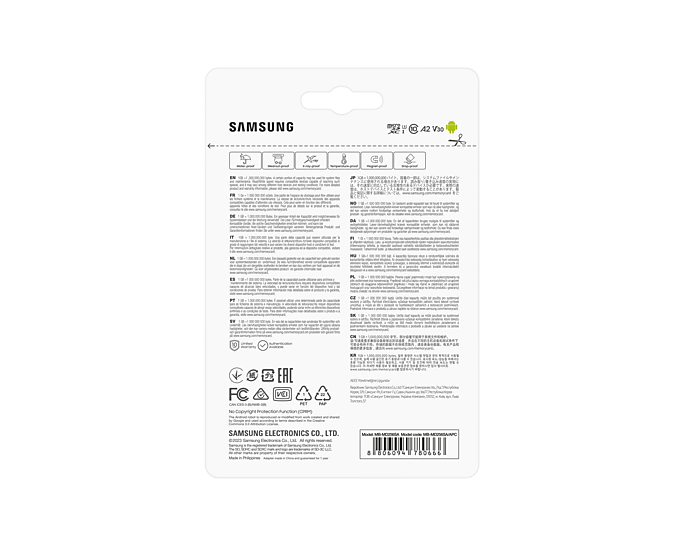 SAMSUNG PRO PLUS microSDXC Memory Card with Adapter 128GB/256GB/512GB Card up to 180MB/s Read, compatible to UHS-I