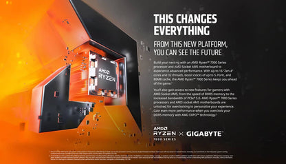 GIGABYTE B650I AX (rev. 1.0) AMD Socket AM5/Wi-Fi 6E/DDR5 Support/NVMe SSD Ready/2.5GbE LAN/ULTRA DURABLE Mini-ITX Motherboard