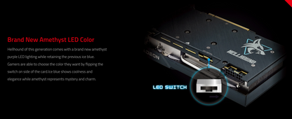 POWERCOLOR Hellhound AMD Radeon™ RX 7600 XT 16GB GDDR6, PCIE 4.0 x8 Graphics Cards