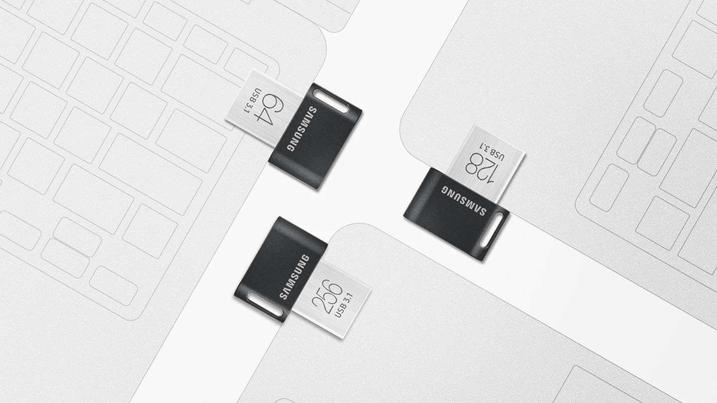 SAMSUNG FIT PLUS USB 3.1 FLASH DRIVE 128GB/256GB