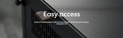 Fractal Design North XL (Charcoal Black/Chalk White) (Mesh/Tempered Glass) E-ATX/ATX/mATX/Mini-ITX CASE Wood Chassis