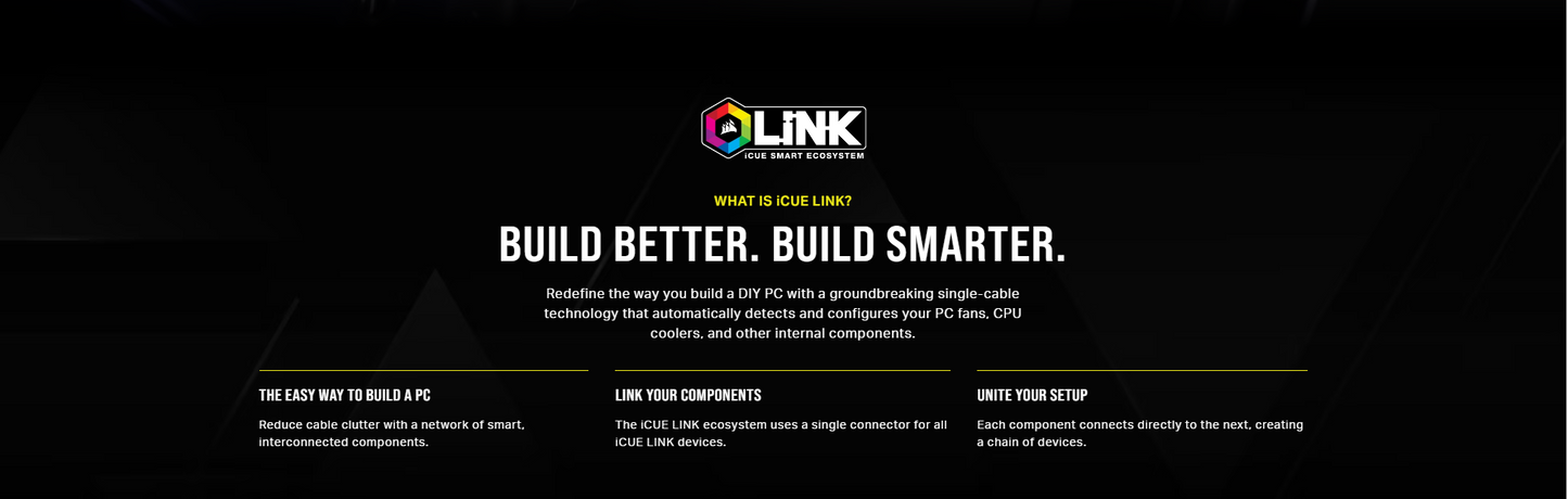 CORSAIR iCUE LINK H100i RGB BLACK/WHITE Liquid CPU Cooler - QX120 RGB Fans,240mm Radiator