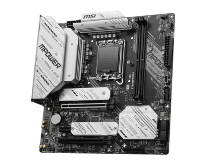 MSI Z790MPOWER LGA1700 Socket/Wi-Fi 6E/PCIe 5.0/DDR5 Support/4x M.2/6x SATA 6G/2.5Gbps LAN/Windows 10 & 11 MATX Motherboard
