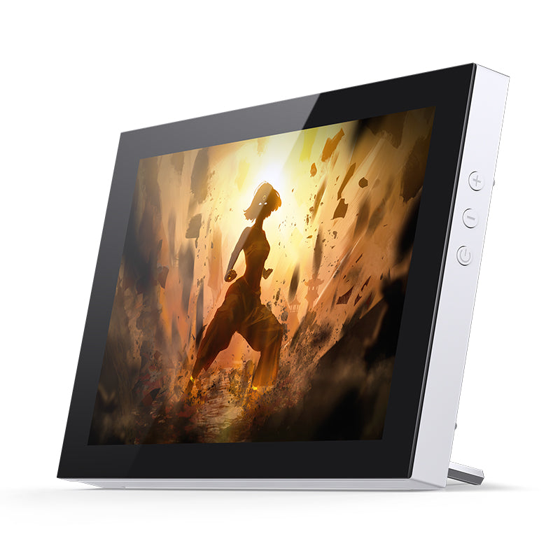 Jonsbo DS8 8" Color TFT-LCD, 1280x800, 60Hz, 30ms, Standalone use or install into D31/41, 1Yr Wty BLACK/WHITE For Case