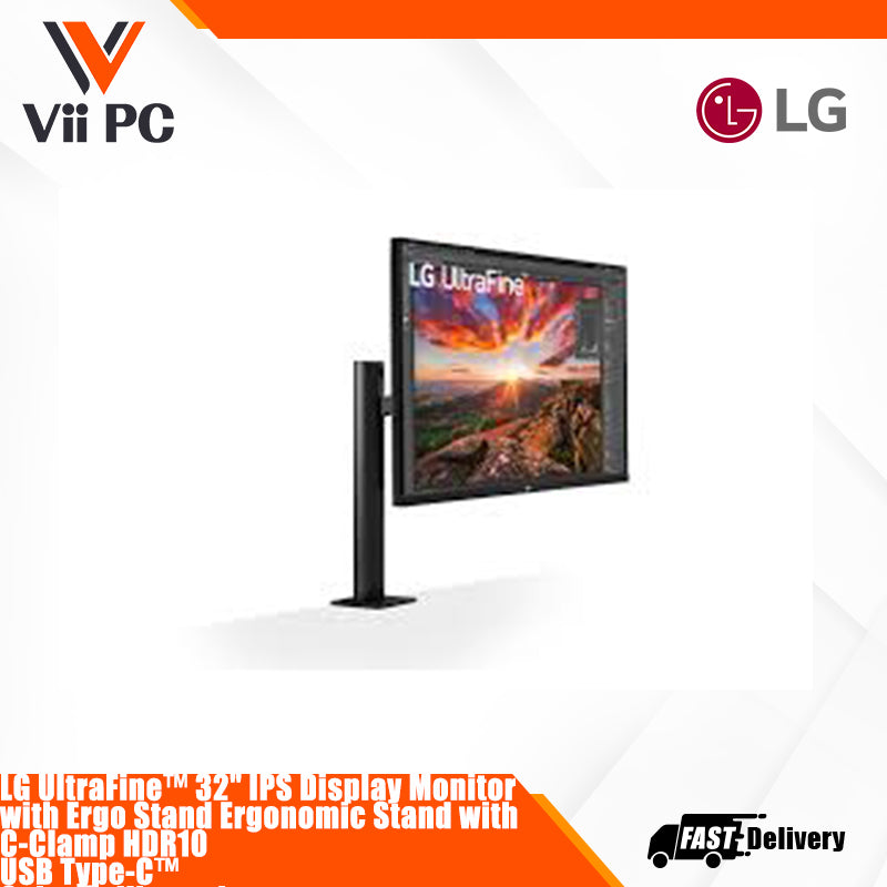 LG UltraFine 32UN880K IPS 31.5 INCH 4K USB TYPE C 60HZ 5ms (GtG at Faster)  HDR10 GAMING MONITOR