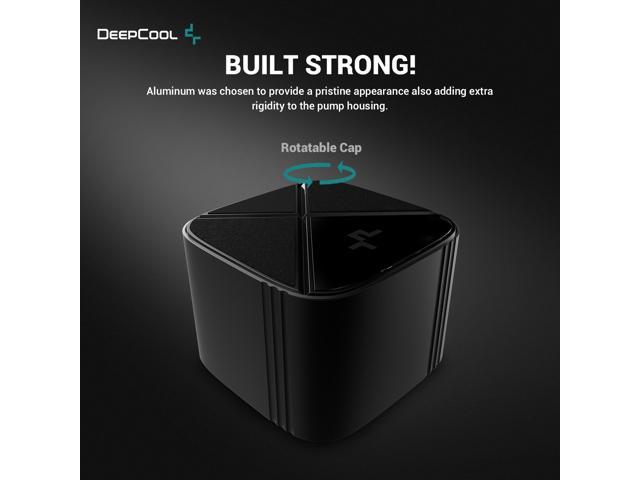 DEEPCOOL LS520S ZERO DARK CPU Liquid Cooler, 240mm, High-Performance FE120 FDB FANS, 4th GEN PUMP Powered AIOs, Hydro Bearing, White LED