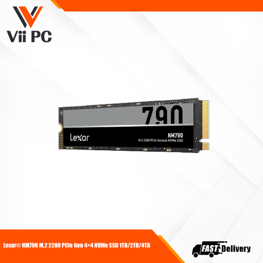 Lexar® NM790 M.2 2280 PCIe Gen 4×4 NVMe SSD 1TB/2TB/4TB