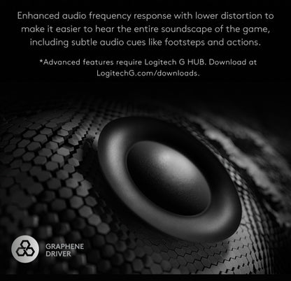 LOGITECH PRO X 2 LIGHTSPEED Wireless Gaming Headset (PRO SERIES) 2.4 GHz LIGHTSPEED Bluetooth®