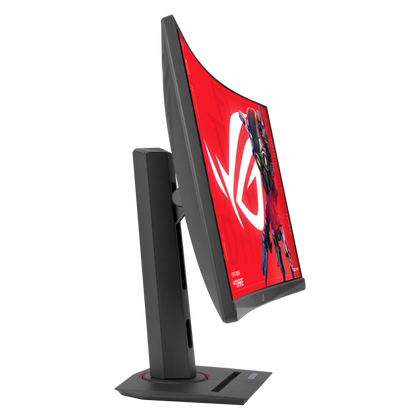 ASUS ROG Strix XG27WCS USB Type-C Gaming Monitor - 27" (2560x1440) Curved, 180Hz (Above 144Hz), 1ms (GTG), Fast VA, Extreme Low Motion Blur Sync, USB Type-C, FreeSync, DisplayWidget Center, tripod socket, HDR