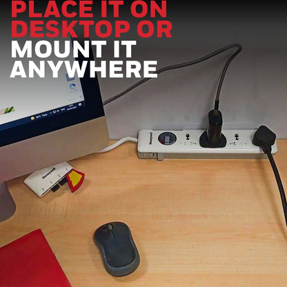 Honeywell 4 Out Surge Protector with Master Switch Platinum Series / 3 Years Warranty