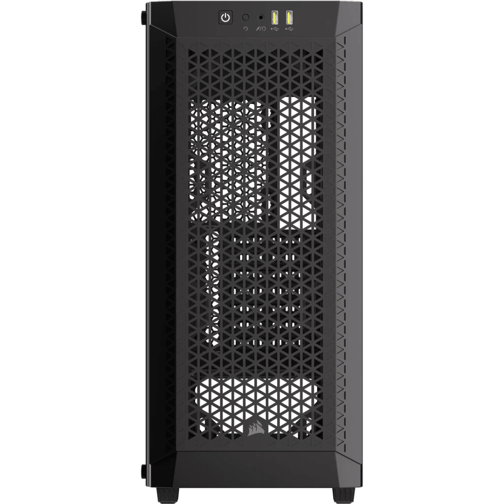 CORSAIR 480T Airflow Tempered Glass Mid-Tower ATX Black Case - 360mm radiator, 2.5" Drive Bays x2, 3.5" Drive Bays x2, 2yrs Wty