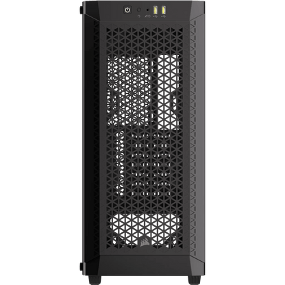 CORSAIR 480T Airflow Tempered Glass Mid-Tower ATX Black Case - 360mm radiator, 2.5" Drive Bays x2, 3.5" Drive Bays x2, 2yrs Wty