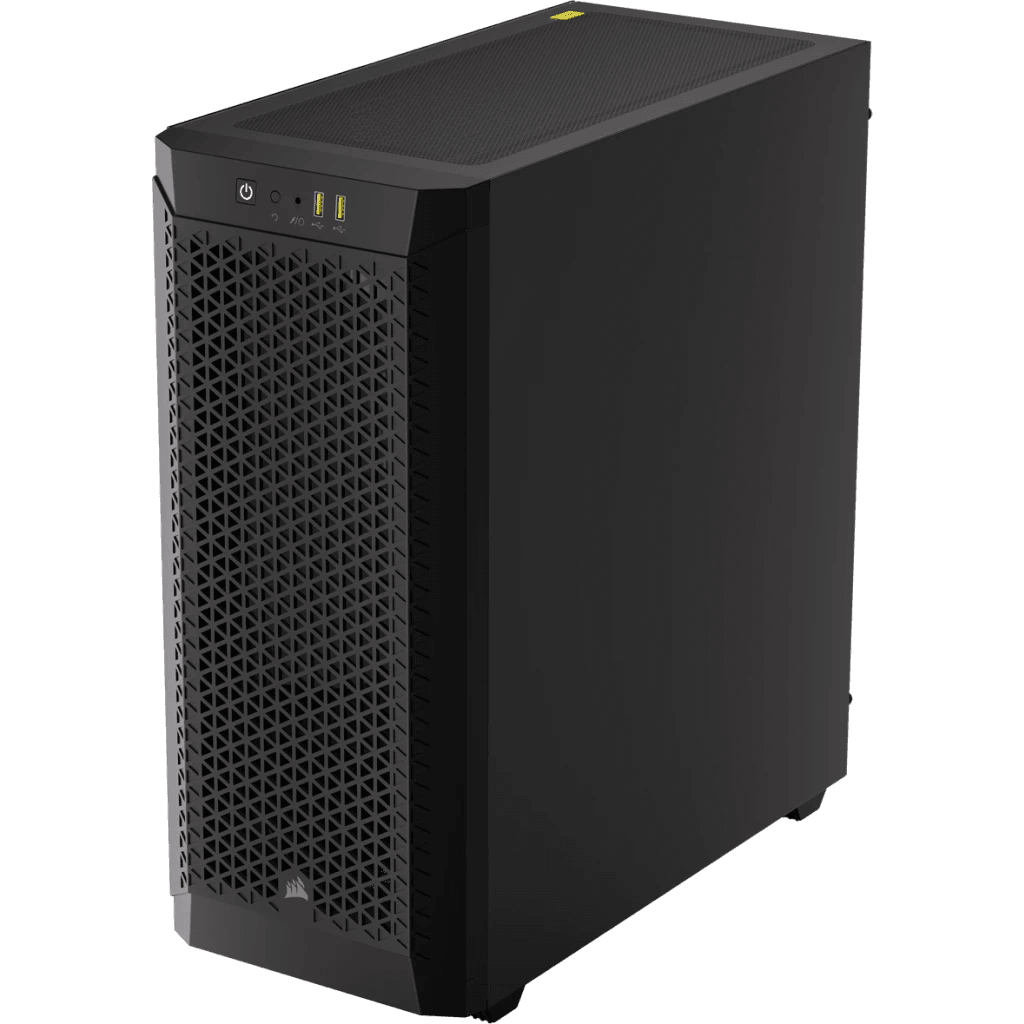 CORSAIR 480T Airflow Tempered Glass Mid-Tower ATX Black Case - 360mm radiator, 2.5" Drive Bays x2, 3.5" Drive Bays x2, 2yrs Wty