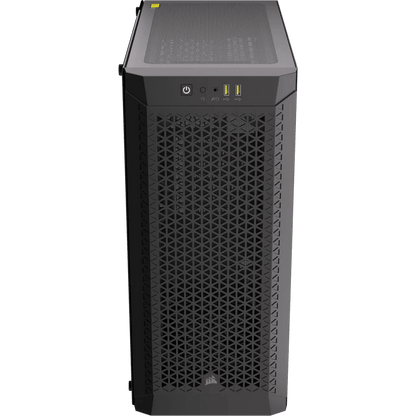 CORSAIR 480T Airflow Tempered Glass Mid-Tower ATX Black Case - 360mm radiator, 2.5" Drive Bays x2, 3.5" Drive Bays x2, 2yrs Wty