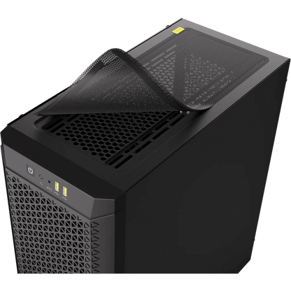 CORSAIR 480T Airflow Tempered Glass Mid-Tower ATX Black Case - 360mm radiator, 2.5" Drive Bays x2, 3.5" Drive Bays x2, 2yrs Wty