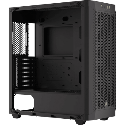 CORSAIR 480T Airflow Tempered Glass Mid-Tower ATX Black Case - 360mm radiator, 2.5" Drive Bays x2, 3.5" Drive Bays x2, 2yrs Wty