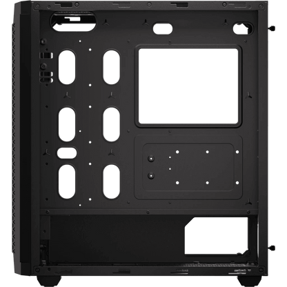 CORSAIR 480T Airflow Tempered Glass Mid-Tower ATX Black Case - 360mm radiator, 2.5" Drive Bays x2, 3.5" Drive Bays x2, 2yrs Wty