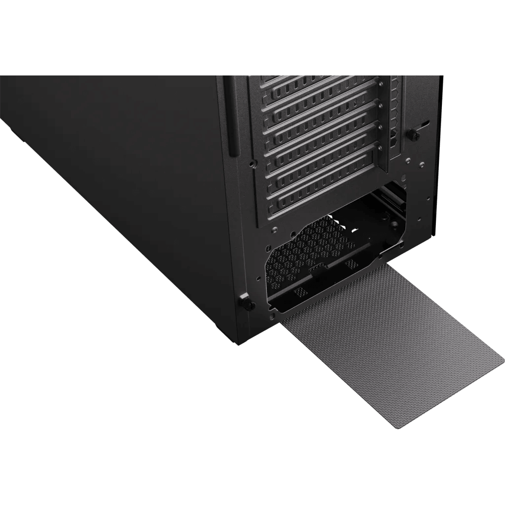 CORSAIR 480T Airflow Tempered Glass Mid-Tower ATX Black Case - 360mm radiator, 2.5" Drive Bays x2, 3.5" Drive Bays x2, 2yrs Wty