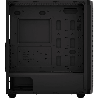 CORSAIR 480T Airflow Tempered Glass Mid-Tower ATX Black Case - 360mm radiator, 2.5" Drive Bays x2, 3.5" Drive Bays x2, 2yrs Wty