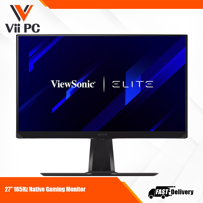 Viewsonic XG270QG Elite 27" Fast Action RGB 165Hz OC, IPS Nano color NVIDIA G-Sync Technology, Native Gaming Monitor Black