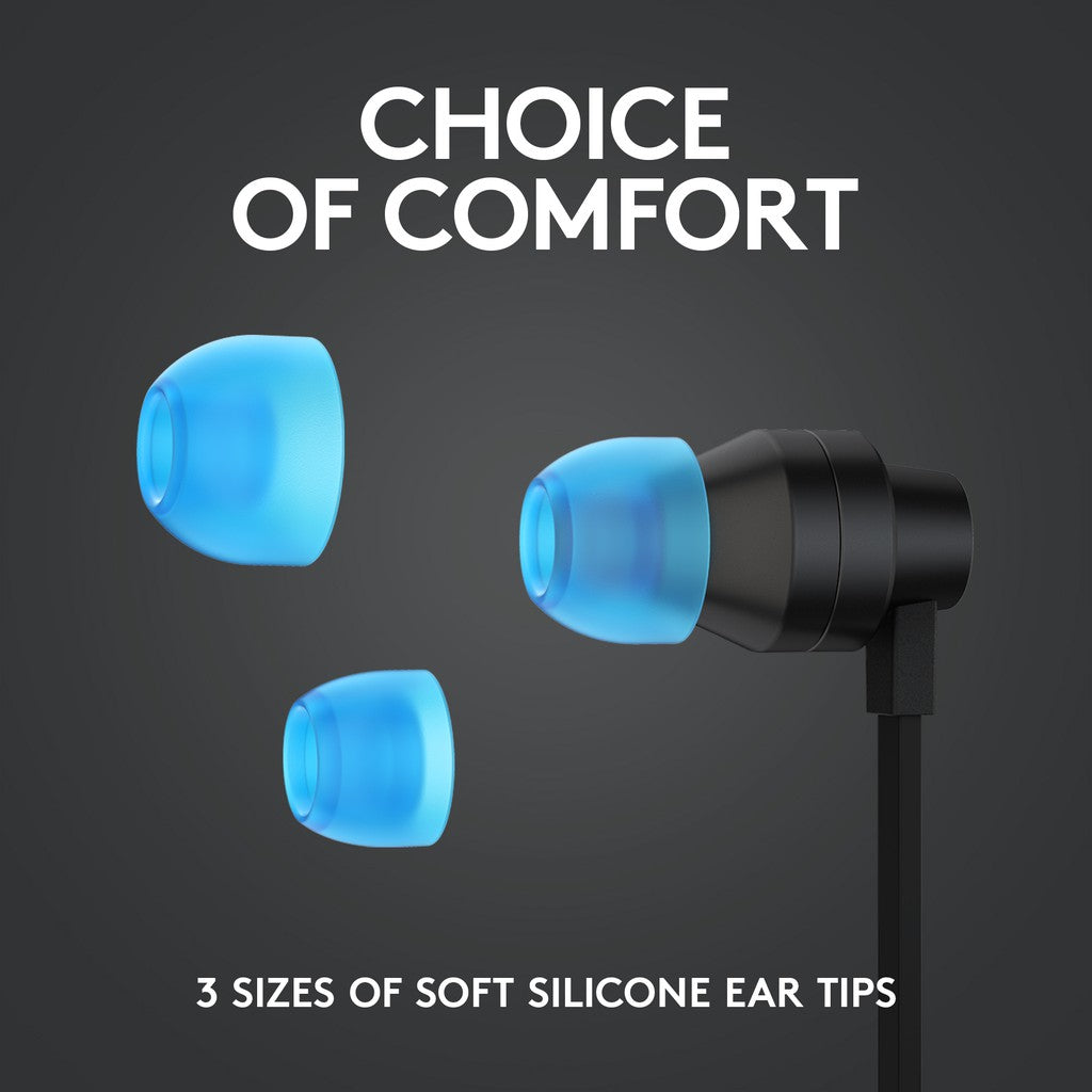 LOGITECH G333 Gaming Earphones with Mic and Dual Drivers