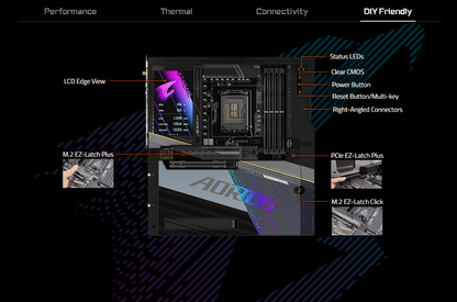 GIGABYTE Z790 AORUS XTREME X Wi-Fi 7 DDR5 LGA 1700 M.2 PCIe 5.0 EATX Gaming Motherboard