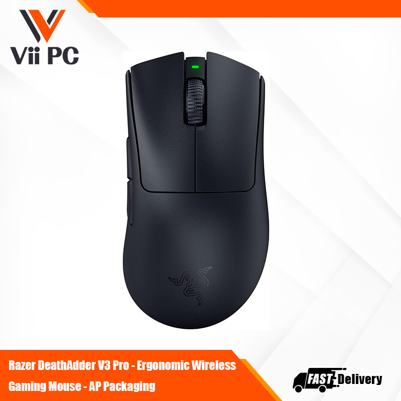 Razer DeathAdder V3 Pro - Ergonomic Wireless Gaming Mouse - AP Packaging